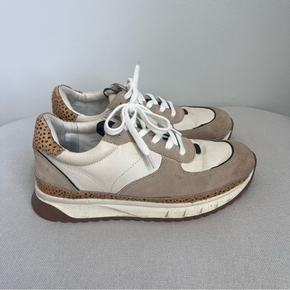 Women’s Madewell Tennis Shoes Size 8 Cheetah Print - Picture 3 of 14